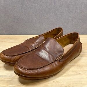 Born Allan Slip On Loafer Mens Size 11 M. Brown Leather Classic Comfort